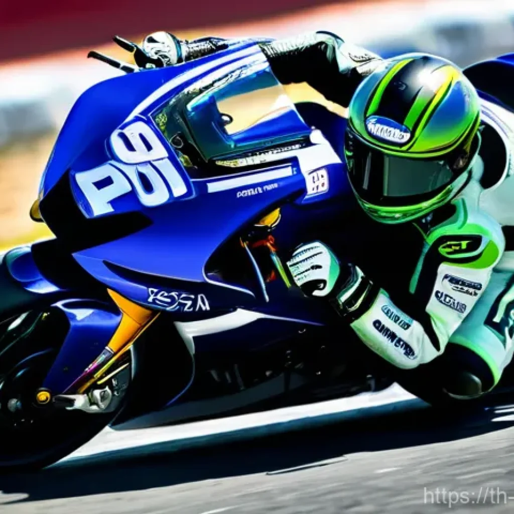 모터스포츠에서의 여성 드라이버 - **Prompt:** A dynamic, high-definition, realistic image of female motorcycle racer Ana Carrasco mid-...