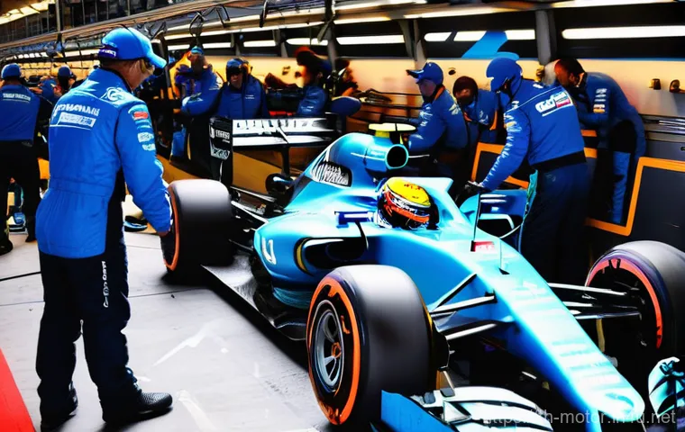 F1 머신 제작 비용 - **Prompt 1: Dynamic F1 Race Action**
    "A wide-angle, high-speed action shot of two Formula 1 race...